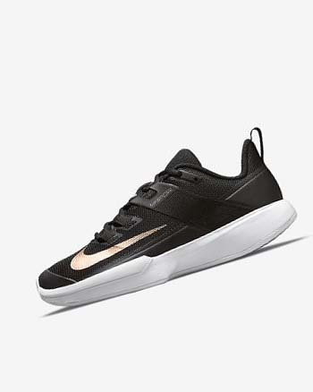 Nike Court Vapor Lite Negros Blancos Metal Rojos Marrom | MX 3136